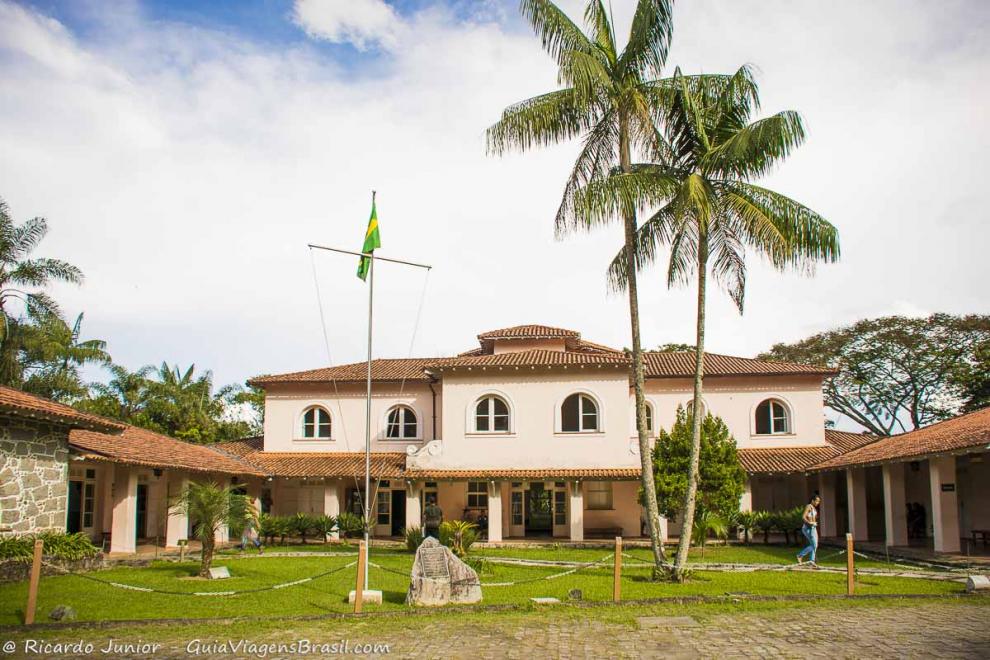 Imagem da fachada do lindo Museu do Parque de Itatiaia.